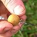 Yjcnelcr Double Head Fishing Baits Needle Carp Fish Drill Tackle Rigging Tool for Making Rigs Fishing Equipment Tool Portable Carp Fish Drill Baiting Needle Fishing Baiting Tool, Black