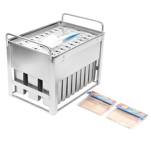 30-Cavity Stainless Steel Ice Pop Molds