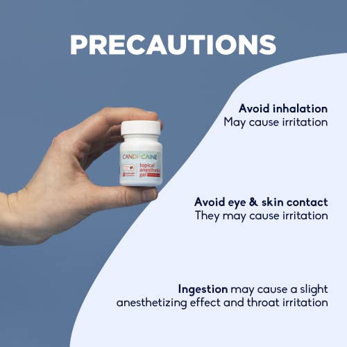 The Essentials Dynamic Dental Candi Caine, Topical Anesthetic Gel, 1 Oz, Strawberry Flavor #TOP5