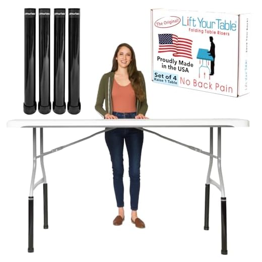 Portable Folding Table Risers