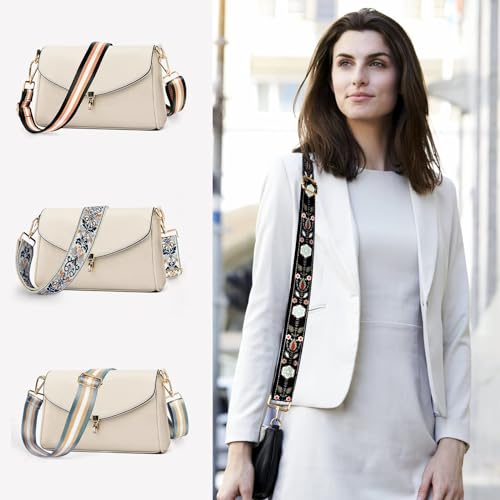 Image of Purse Straps Replacement Crossbody Straps for Purses,Wide Shoulder Strap for Bags Extender Guitar Straps for Handbags