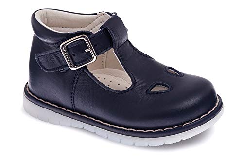 Sandales bébé garçon bleu Pablosky 049325 chaussures été en cuir à scratch