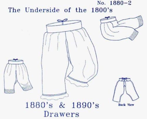 1880's - 1890's Victorian Open Drawers Pattern