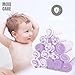 MOIICARE 15 Pack Baby Washcloths - Super Soft Absorbent Wash Cloths for Boy and Girl, Newborn Essentials Baby Clothes, Gentle on Sensitive Skin for Face and Body, 10