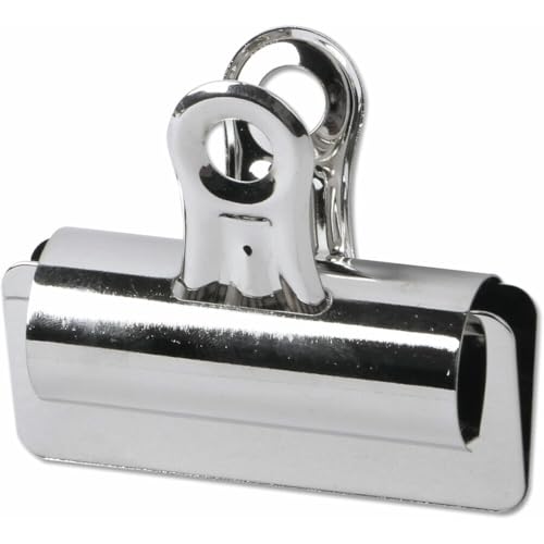 Universel 31265 Bulldog Clips pince en acier nickelé à forte capacité de serrage