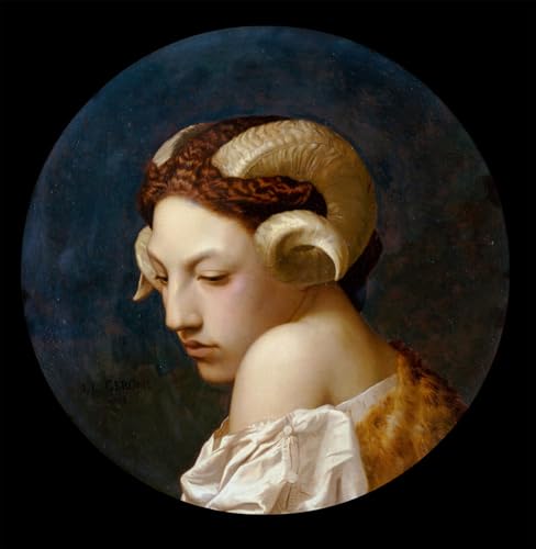 Cuadro moderno La bacante de Jean Leon Gerome en lienzo de 60x90cm para pinturas murales de salón