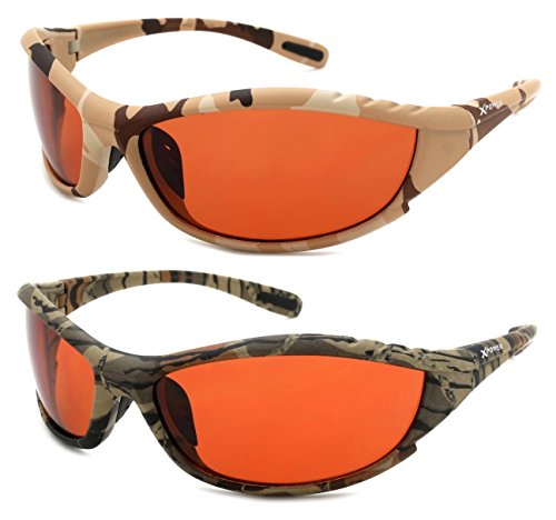Edge I-Wear Camo Hunting Sports Sunglasses with Polarized Driving Lens X540124P/DL3