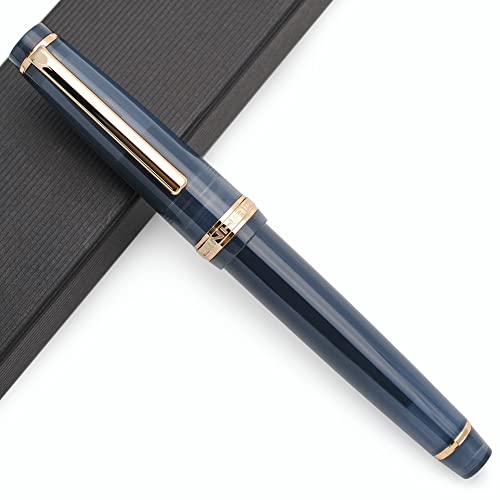 JINHAO 82 Acryl Füllfederhalter mit Iridium Feder (Feine Feder, Karibisches Meer Blau mit Gold Clip) JINHAO 82 Acryl Füllfederhalter mit Iridium Feder (Feine Feder, Karibisches Meer Blau mit Gold Clip)