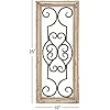 Amazon.com: Deco 79 52732 Wood Panel, 25" H x 10" W Decor Window