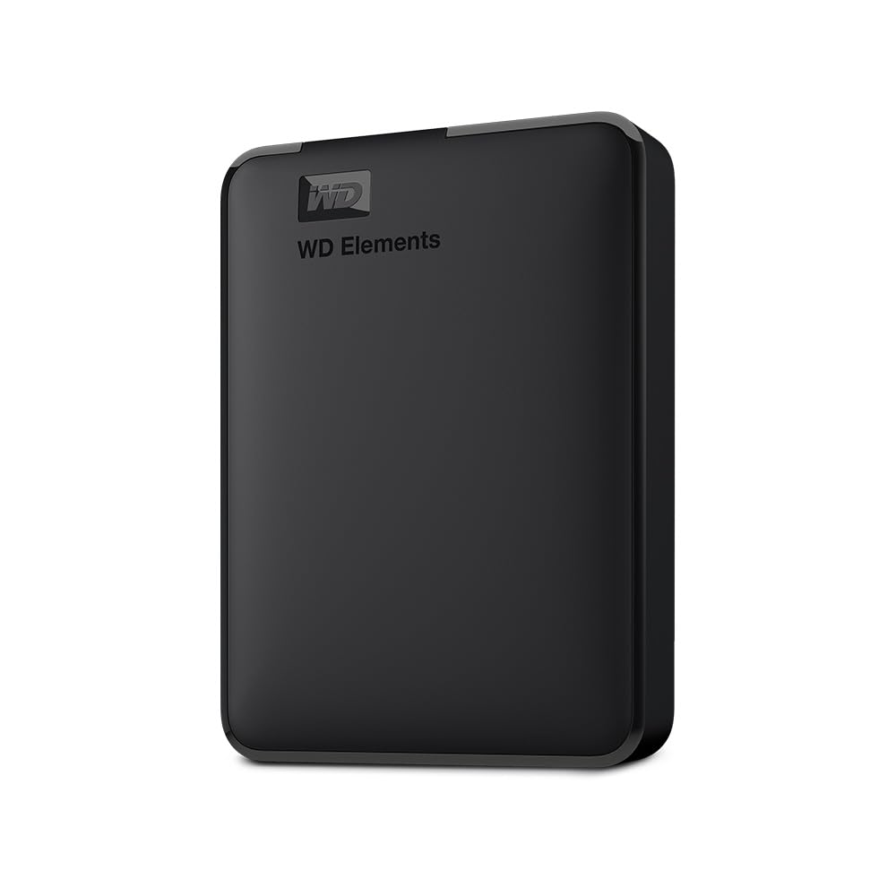WD 5TB Elements Disco Duro Externo Portátil, USB SuperSpeed 3.2 Gen 1/USB 3.0, Ampliación de almacenamiento para conectar y usar, Formateado para Windows, Negro