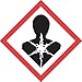 Tape Logic 1 x 1 Pictogram - Health Hazard Labels