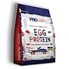 PROLABS EGG PROTEIN- Proteine in Polvere Isolate 100% Pure da Bianco d'Uovo non Denaturate con Bromelina Alta Digeribilità e Rapido Assorbimento Post Workout, Integratore da Albume 750g Crema/Vaniglia