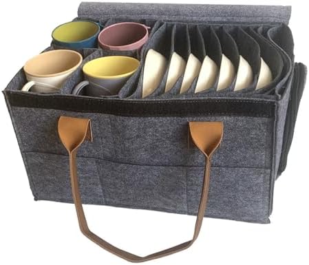 Accessoire Camping Organisé Lot Porte-Assiettes Et Porte-Tasses