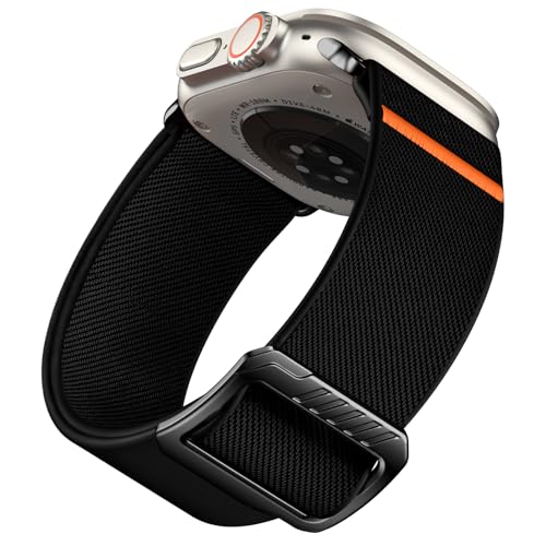 SNBLK Elastic Sport Bands Compatible with Apple Watch Ultra 2 Band/Ultra 3 Band 49mm, Men Stretchy Nylon Solo Loop for iWatch Series 11/10/9/8/7/6/5/4/3/SE 42mm/44mm/45mm/46mm Wide Breathabl