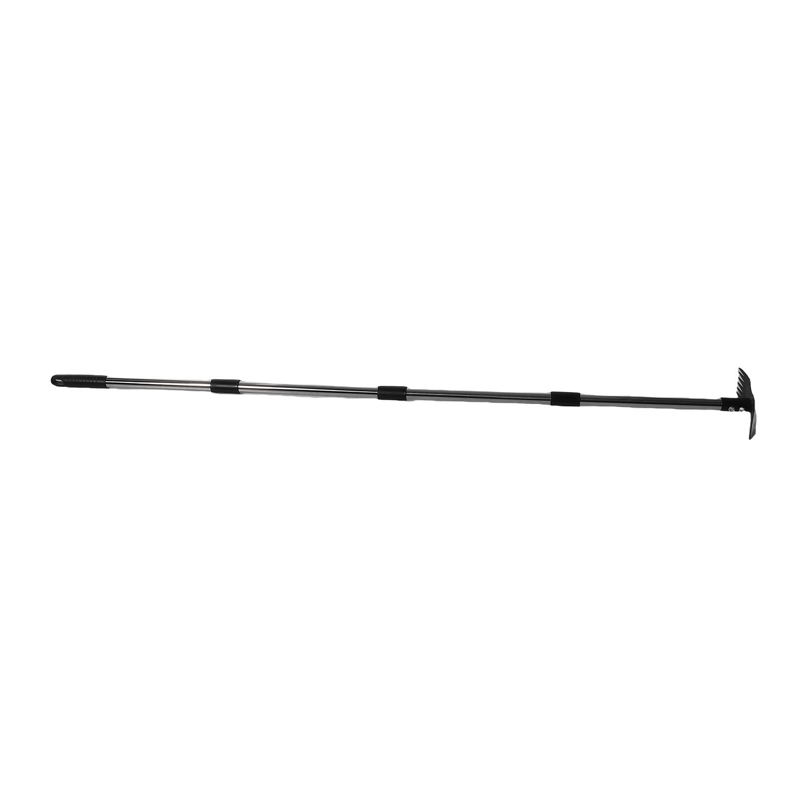 Unkrautstecher mit Langem Griff, 2 In 1 Hand Unkrautrechen, Gartenhacke, Zum Entwurzeln, Unkrautziehen, 60 Zoll Angepasster Unkrautrechen für Hof, Rasen, Garten
