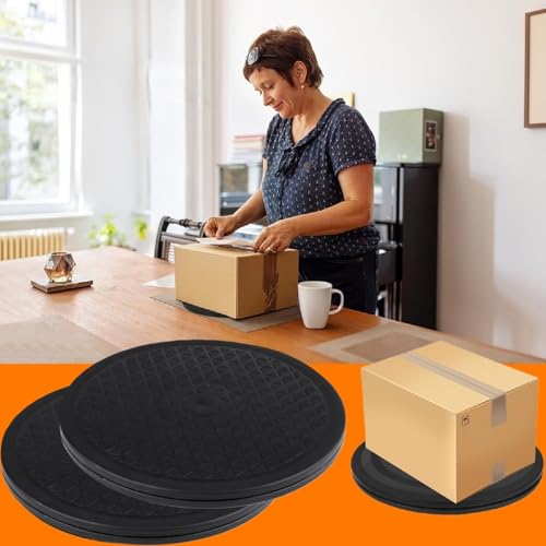 Drehbar Plattform,360 Grad Drehplattform,Drehscheibe Drehbarer Universal,Drehplatte mit Stahlkugellagern Drehplatte Mehrzweck für Laptops Monitor TV Lautsprecher Handwerk Pflanzen Küche (1PC 25cm)