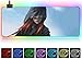 Produktbild Rgb Gaming Mauspad Anime niedlichen Mädchen cool Cartoon Engel Dämon Persönlichkeit übergroßen Mauspad xxl Schreibtisch Matte geführt beleuchten