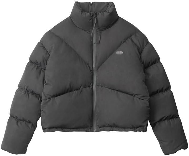 Retro Stand Up Collar Short Coat Thick Cotton Padded Jacket for Women in Winter