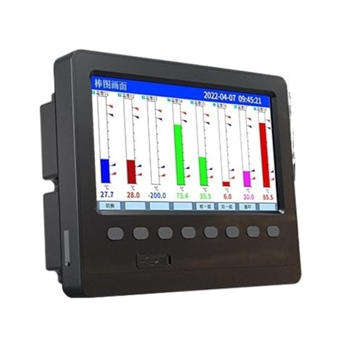 Multi-Channel paperless Recorder Industrial Multi-Channel Pressure Curve Data Voltage and Current(20 channels-RN6500)
