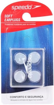 Protetor Auricular, Speedo, Soft Earplugs, Silicone Moldável Reut...