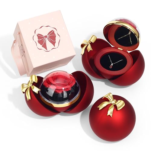 925 Sterling Silver Wife Necklaces for Women With Rose Gift Box- Romantic Wife Christmas Gift Ideas Valentines Day Rose Gifts for Her Girlfriend, Fiancé, Soulmate Jewelry for Women on Birthday Anniversary & Mother's Day4