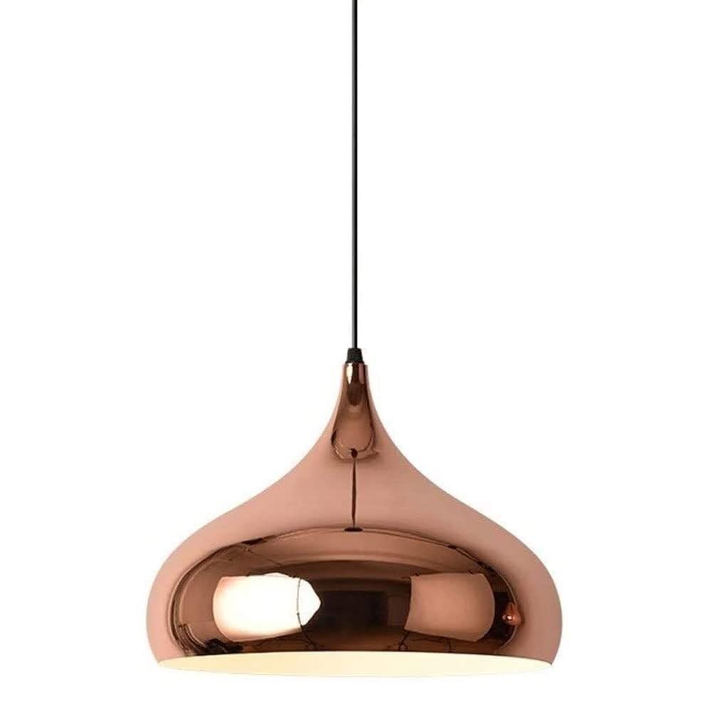 Lustre nordique suspension moderne en acier poli pour chambre et cuisine