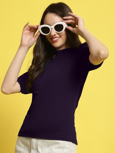 Image of Fabflee Women's Solid Regular Fit Top