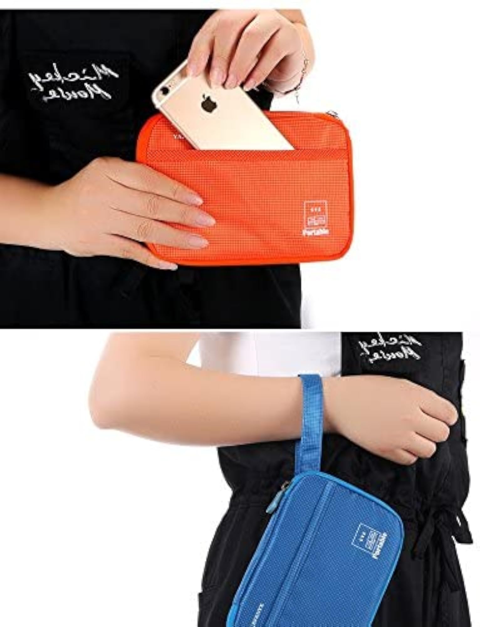 Nylon Travel Passport and Card Holder Organizer, Daily Use