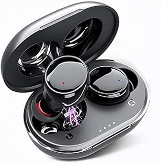andfive Wireless Earbuds 2021 Bluetooth Headphones with Super Mini Charge Case, 24H Playtime Deep Bass Wireless Earphone with Mic, IPX7 Waterproof Sport Headset for iOS and Android