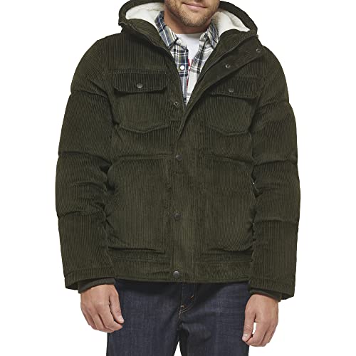 Image of Levi's Men's Performance Hooded Puffer Trucker Jacket (Regular & Big & Tall Sizes)