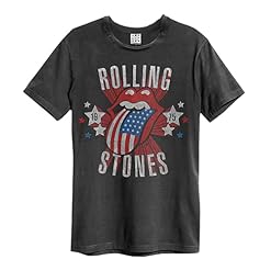 Amplified T-shirt en coton The Rolling Stones Stateside 75 Anthracite - Les Beatles, Paul McCartney, John Lennon, RIngo Starr, George Harrison
