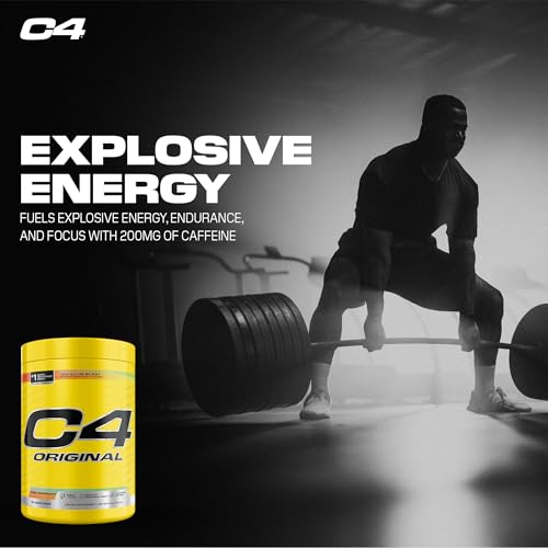 Image of C4 Original Pre Workout - Pre-Workout for Endurance, Focus & Performance with 200mg Caffeine, Beta-Alanine, Creatine Nitrate, L-Arginine & PeptiPump - Sugar Free, 50 Servings, Rainbow Blast