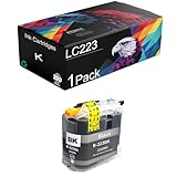 LC223 Ink Cartridges Compatible for Brother LC223, Reliable Performance Compatible for Brother DCP-J4120DW MFC-J4420DW MFC-J4620DW MFC-J4625DW MFC-J5320DW MFC-J5620DW J5625DW J5720DW (Black 1Pack)