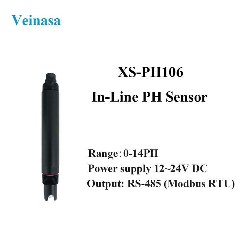XS-PH106 Online Modbus Ph Ph Sensor Probe Electrode Digital Ph Sensor Arduino Rs485 Laboratory (XS-PH106)
