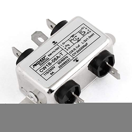 Aexit CW1B-06A-T 115 / 250V 6A Filtro antidisturbo Filtro EMI CA ID: 884810