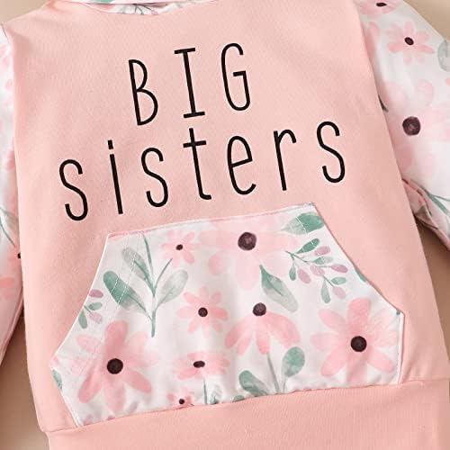 ROSEBEAR Baby Girls Clothes Pullover Thick Hoodie Fleece Sweatshirts Pants Toddler Long Sleeve Tracksuit Outfits Set for Fall Winter