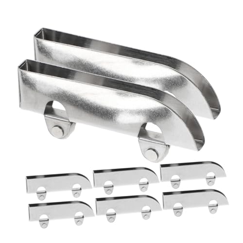 Vaguelly 8piezas Puerta De Vitrina Rodillos Corredizos De Herrajes Para Gabinetes Corredizas Para Muebles y Puertas De Vidrio Cocina o Baño