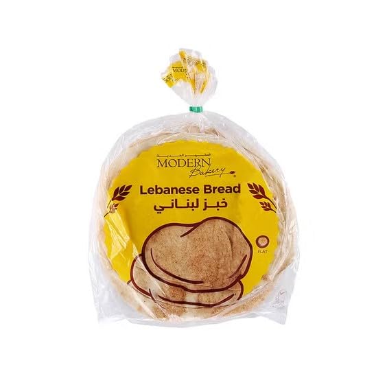 Flat Arabic Bread White Pack of 4 Small 220g