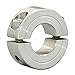 AUZHU SCS - Split Stainless Steel-Set Collars Fixing Ring Retaining Ring Bushing Thrust Ring Throat Clamp Snap Ring Locating Ring Shaft Sleeve Quick Release Shaft Collars Set-Screw Shaft Collars