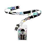 Mob Psycho 100 Merch ID Badge Holder Lanyard Keychain Lanyard w/Rubber Pendant