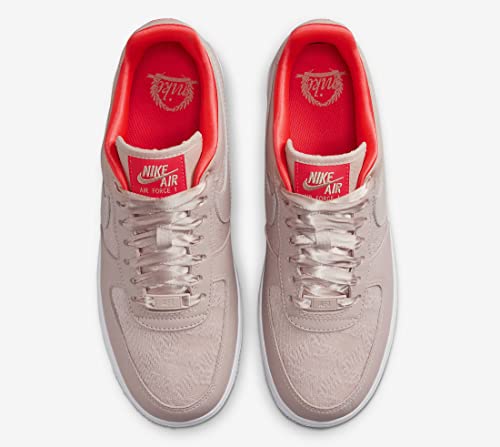 Image of Pink Leather Air Force 1 '07 Womens Lifestyle Shoes by Nike