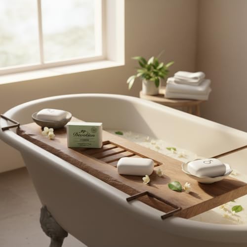 Image of Devotion | Jasmine Natural Bath Soap | Pack of 6, 75g Each | Handmade, Moisturizing & Aromatic | Ideal for All Skin Types