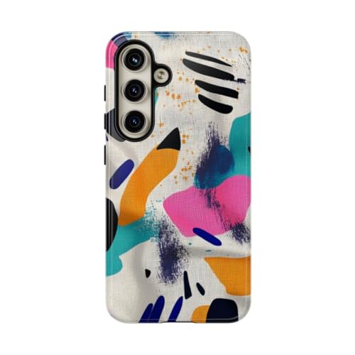 Coque Samsung S24 colorée abstraite pour sublimer votre style urbain au quotidien