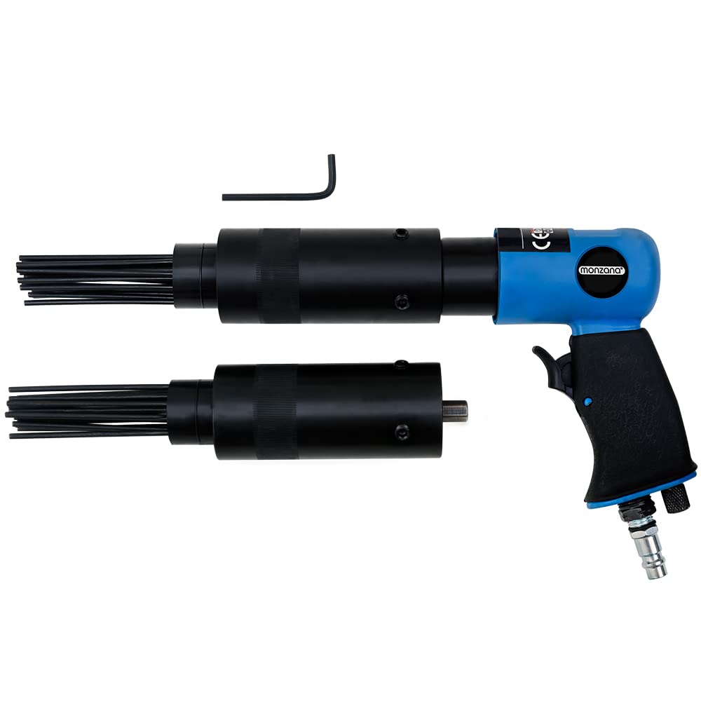 MONZANA® Druckluft Nadelentroster Ersatzkopf 4000 U/min bis 260 l/min Nadelpistole Entroster Rost Lackentferner