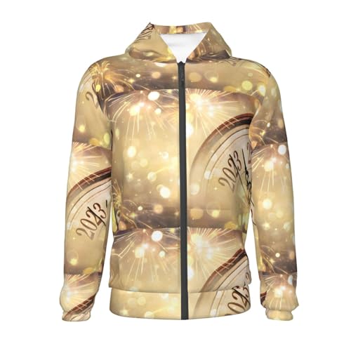 Countdown to 2025 Kids Pullover Hoodies Boys Zip Up Sweatshirts Girls Athletic Clothes with Pocket2