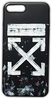 Off White OW Spoof Seeing Things Mobile Phone Case for Apple iPhone 7 Plus | iPhone 8 Plus Generation Black Colo