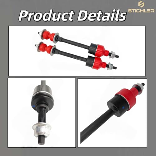 Front Stabilizer Sway Bar End Link End Kit 2 Pcs For 06-08 Dodge Ram 1500 4WD with 5 Lug Wheels 2009-2010 Dodge Ram 1500 4WD 2011-2012 Ram 1500 4WD 2013-2018 Ram 1500 2019-2024 Ram 1500 Classic K80894 — view 6