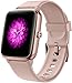 Smartwatch Damen, 1.3 Zoll Touch-Farbdisplay Fitnessuhr mit Schrittzähler, Pulsuhr, Schlafmonitor, Musiksteuerung, 10 Tagen Akkulaufzeit, GPS, 5TAM Wasserdicht Fitness Tracker für iOS und Android Rosa