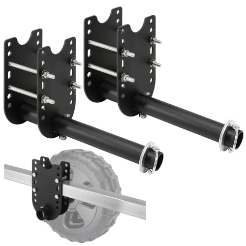 Knmuoep Boat Lift Wheel Kit Heavy Duty Adjustable Boat Lift Wheel Bracket Corrosion-Resistant and Weatherproof Properties Easy No-Weld Installation for Boat Trailers & Docks(Excluding Wheels)