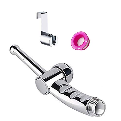 Pulverizador de bidé de acero inoxidable para inodoro de bidé, Kit de cabezal de ducha para higiene personal y aspersión para inodoro de cama, control de presión de Cover